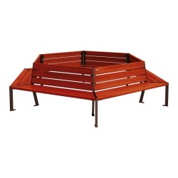 Banc tour d'arbre Silaos
