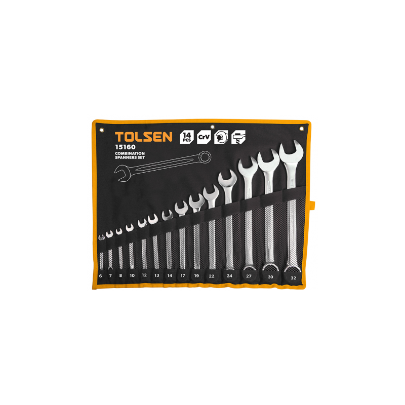 KIT 14 CLES MIXTES TOLSEN