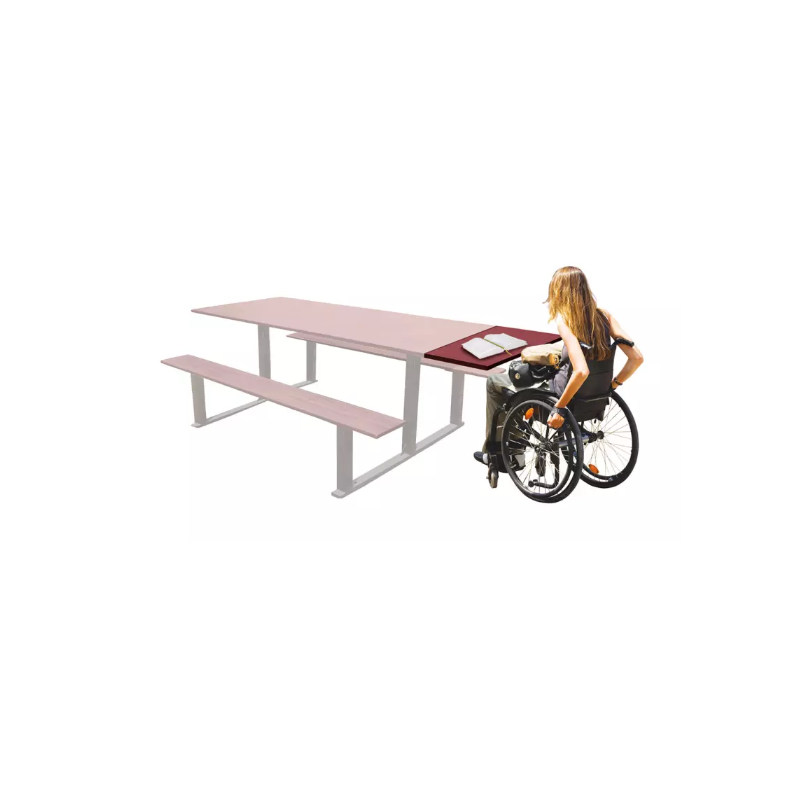 Rallonge PMR pour table de pique-nique Riga