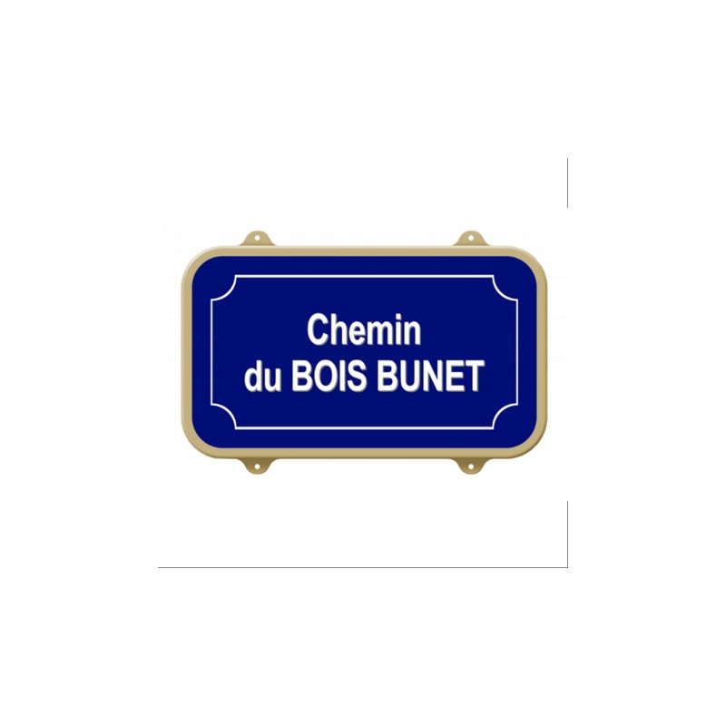 Plaque de rue en Thermoplastic Injecté