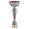 Coupe classique argent/rouge